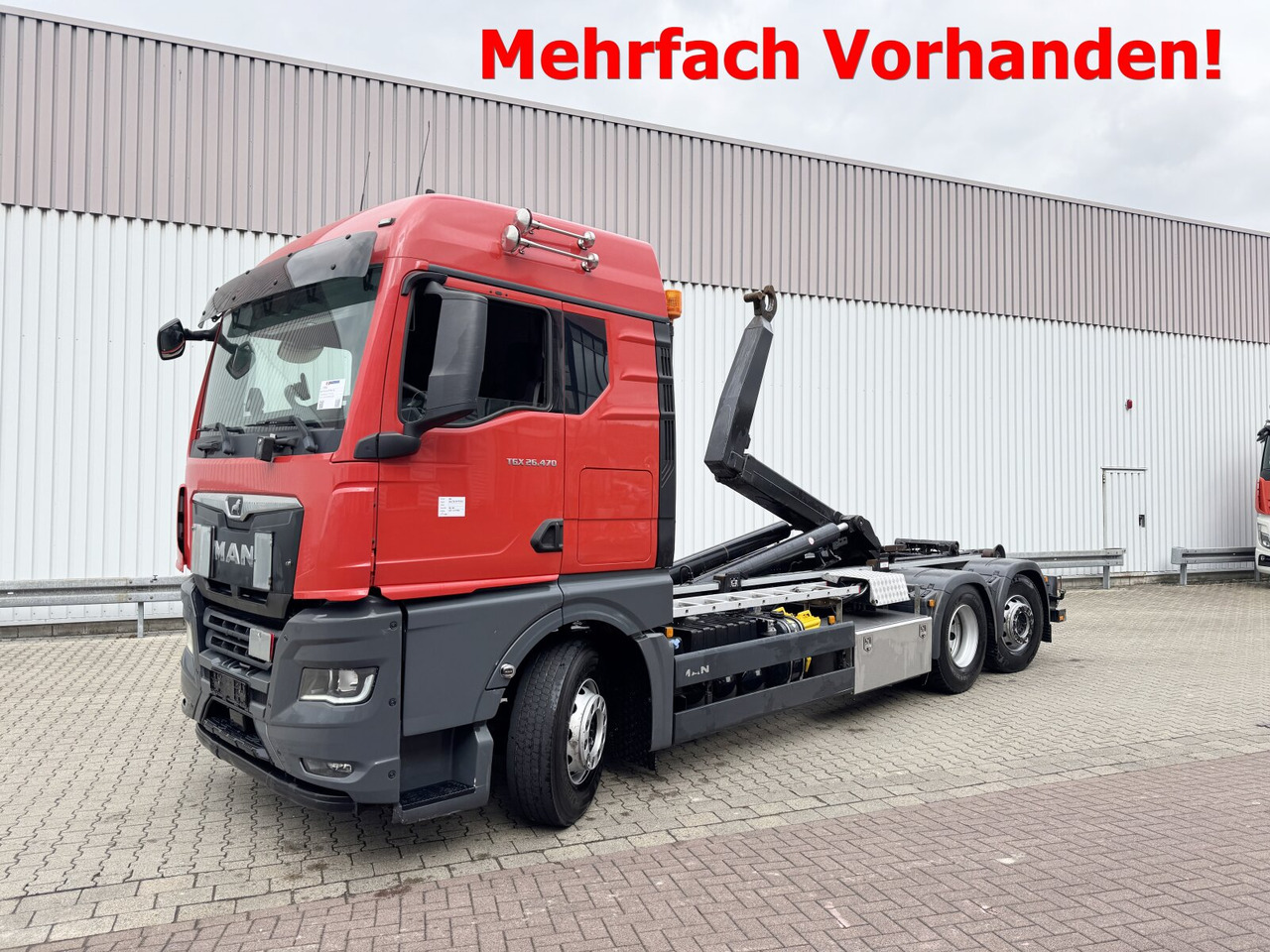 MAN TGX 26.470 6X2-4 BL TGX 26.470 6X2-4 BL, Lenk-/Liftachse, XLX-Fahrerhaus, VDL Abrollanlage 7m - Caminhão polibenne: foto 1 MAN TGX 26.470 6X2-4 BL TGX 26.470 6X2-4 BL, Lenk-/Liftachse, XLX-Fahrerhaus, VDL Abrollanlage 7m - Caminhão polibenne: foto 1