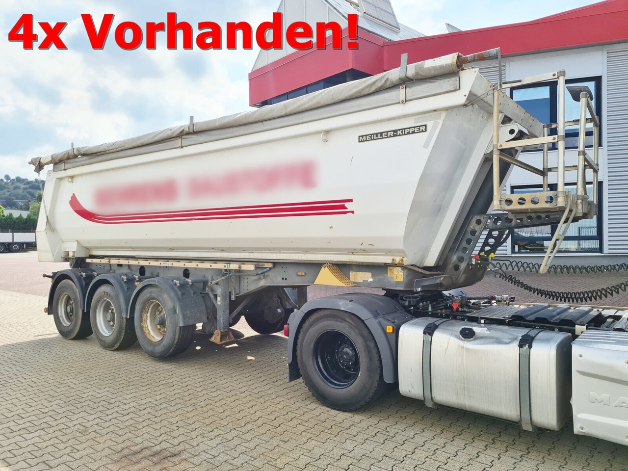 Meiller MHPS 12/27 MHPS 12/27 NOSS2, Stahlmulde ca. 26m³, Liftachse - Semireboque basculante: foto 1 Meiller MHPS 12/27 MHPS 12/27 NOSS2, Stahlmulde ca. 26m³, Liftachse - Semireboque basculante: foto 1