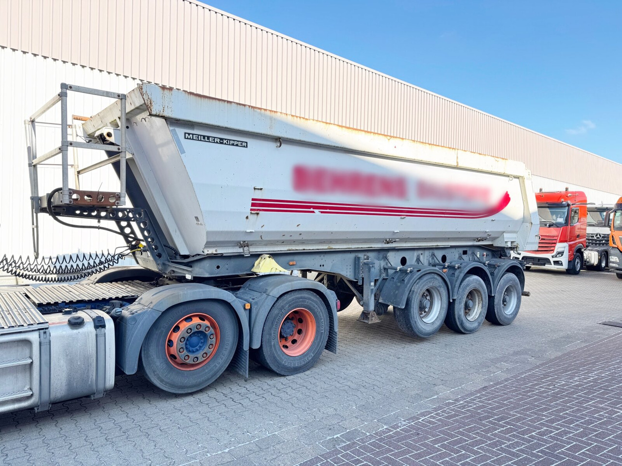 Meiller MHPS 12/27 MHPS 12/27, Stahlmulde ca. 26m³, Liftachse - Semireboque basculante: foto 4 Meiller MHPS 12/27 MHPS 12/27, Stahlmulde ca. 26m³, Liftachse - Semireboque basculante: foto 4