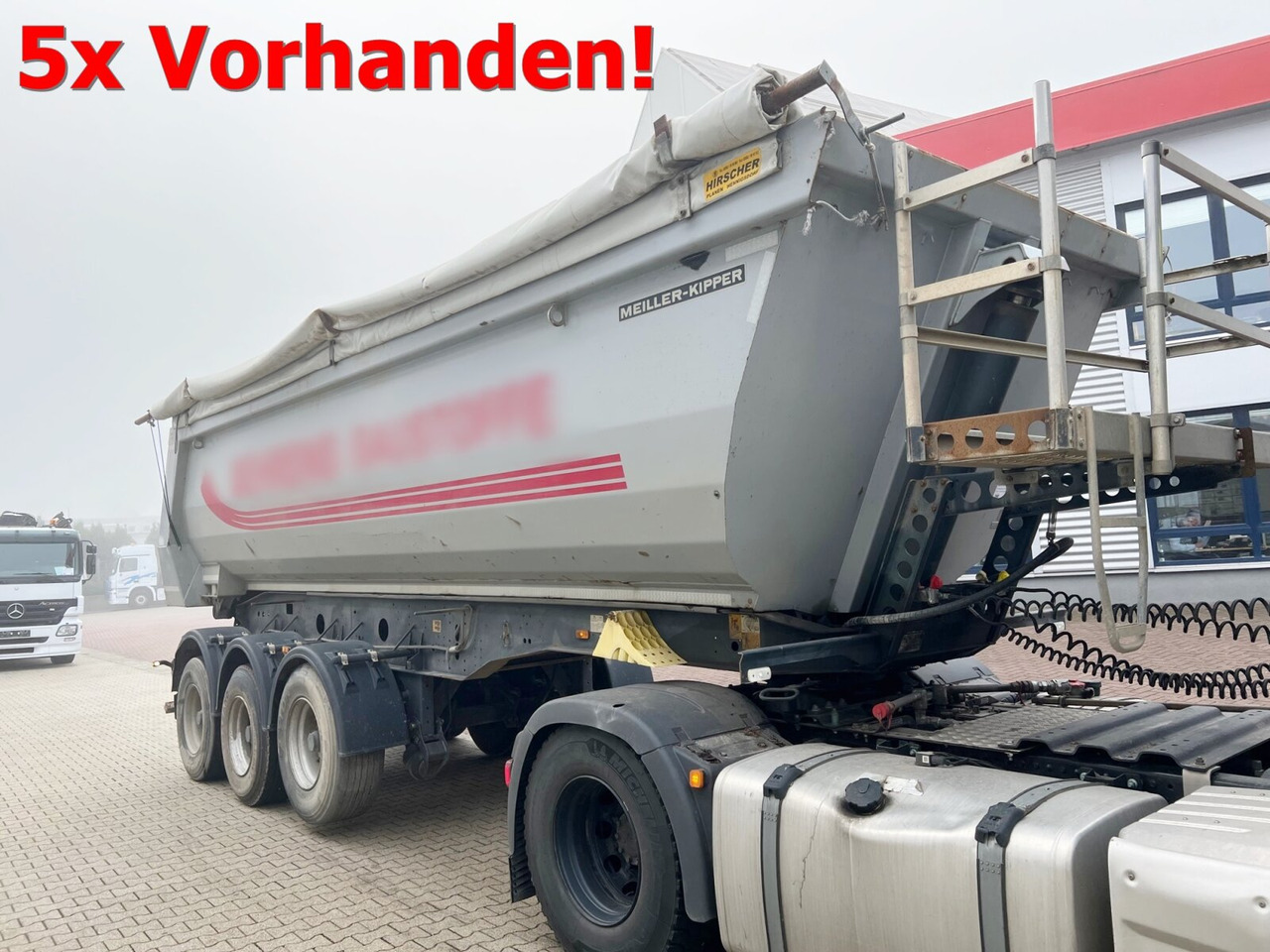 Meiller MHPS 12/27 MHPS 12/27, Stahlmulde ca. 26m³, Liftachse - Semireboque basculante: foto 1 Meiller MHPS 12/27 MHPS 12/27, Stahlmulde ca. 26m³, Liftachse - Semireboque basculante: foto 1