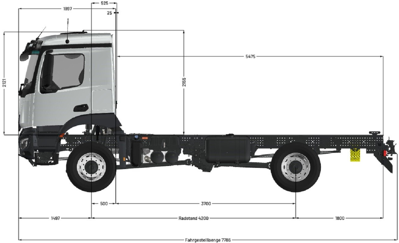 Mercedes-Benz Arocs 1830/40 A 4x4 Arocs 1830/40 A 4x4, mehrfach vorhanden! - Caminhão chassi: foto 2 Mercedes-Benz Arocs 1830/40 A 4x4 Arocs 1830/40 A 4x4, mehrfach vorhanden! - Caminhão chassi: foto 2