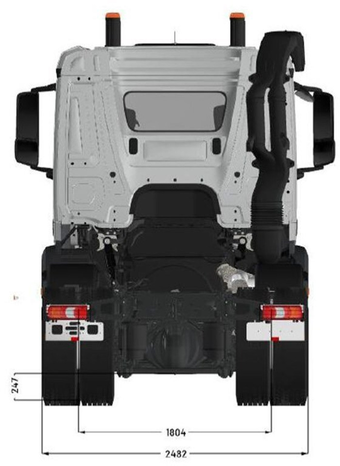 Mercedes-Benz Arocs 3253 L 8x4/4 Arocs 3253 L 8x4/4, MultimediaCockpit, Navi, Motorabtrieb - Caminhão chassi: foto 4 Mercedes-Benz Arocs 3253 L 8x4/4 Arocs 3253 L 8x4/4, MultimediaCockpit, Navi, Motorabtrieb - Caminhão chassi: foto 4