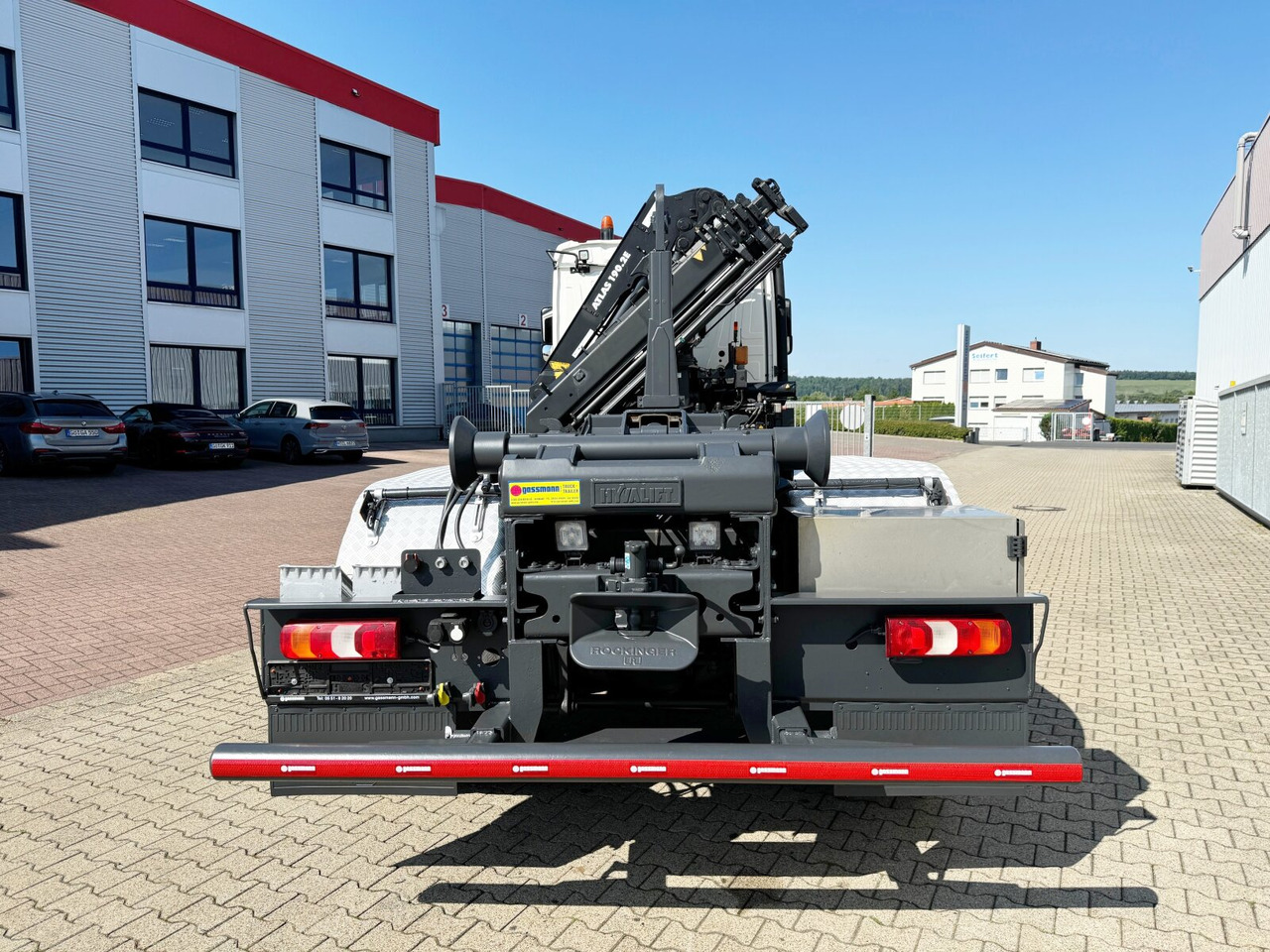 Caminhão polibenne, Caminhão grua Mercedes-Benz Arocs 3351 AK 6x6 Arocs 3351 AK 6x6, Retarder, Navi, Grounder, Kran Atlas AK 190.2E, Funk: foto 14
