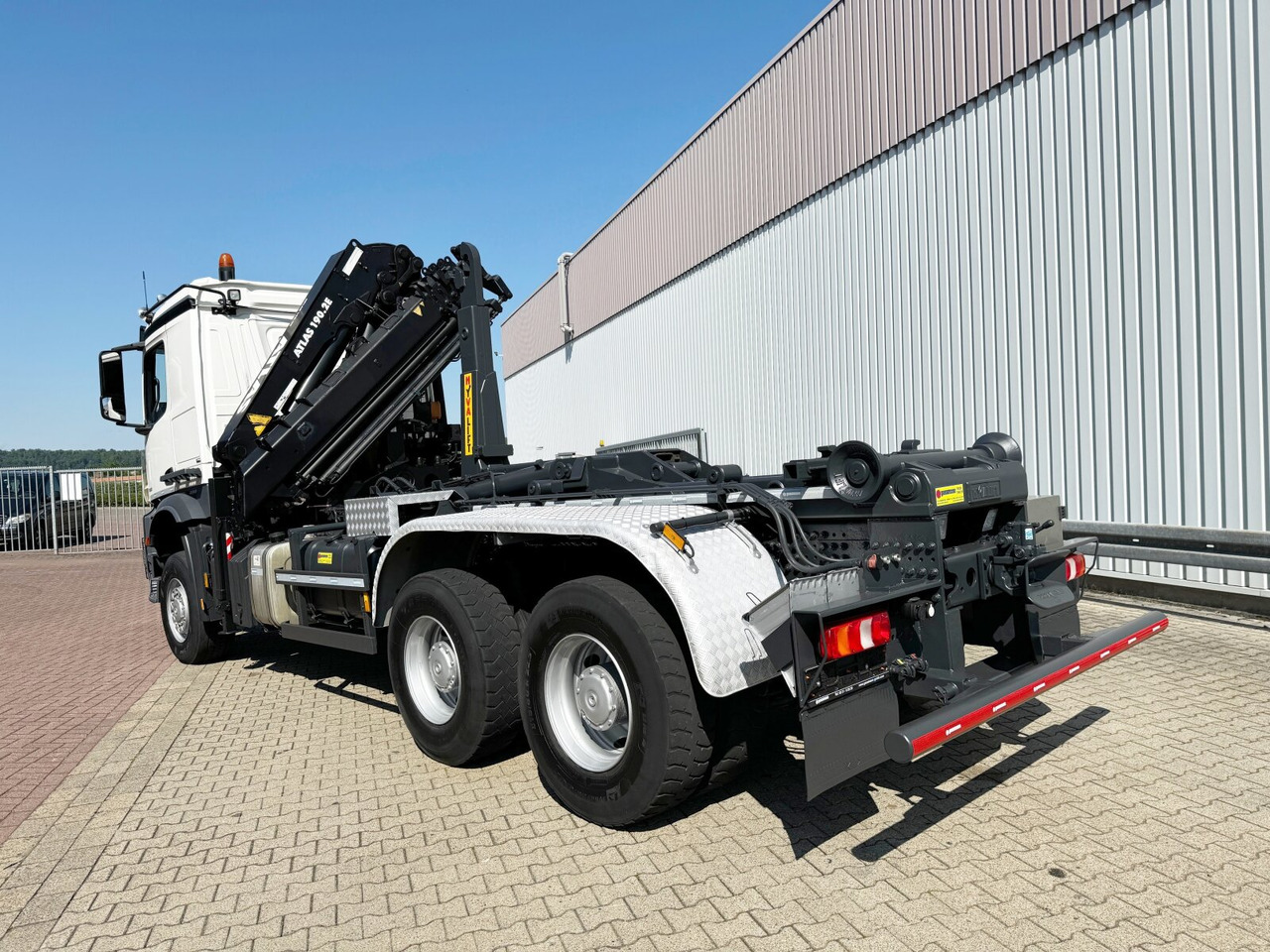 Caminhão polibenne, Caminhão grua Mercedes-Benz Arocs 3351 AK 6x6 Arocs 3351 AK 6x6, Retarder, Navi, Grounder, Kran Atlas AK 190.2E, Funk: foto 15