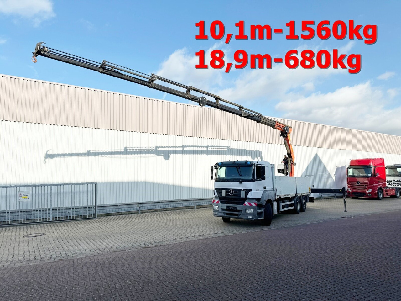 Mercedes-Benz Axor 2536/43 L 6x2 Axor 2536/43 L 6x2 mit Heckkran Palfinger PK 24502 F - Caminhão grua: foto 1 Mercedes-Benz Axor 2536/43 L 6x2 Axor 2536/43 L 6x2 mit Heckkran Palfinger PK 24502 F - Caminhão grua: foto 1