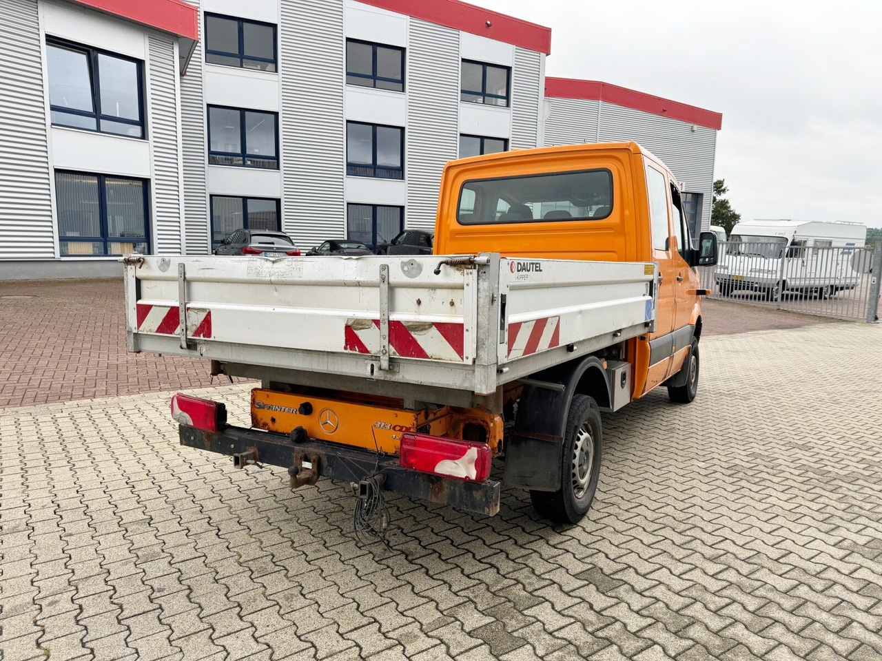 Furgão caixa aberta, Carrinha cabine dupla Mercedes-Benz Sprinter 313 CDI 4x4 Doka Sprinter 313 CDI 4x4 Doka, Kipper, AT-Motor!: foto 8