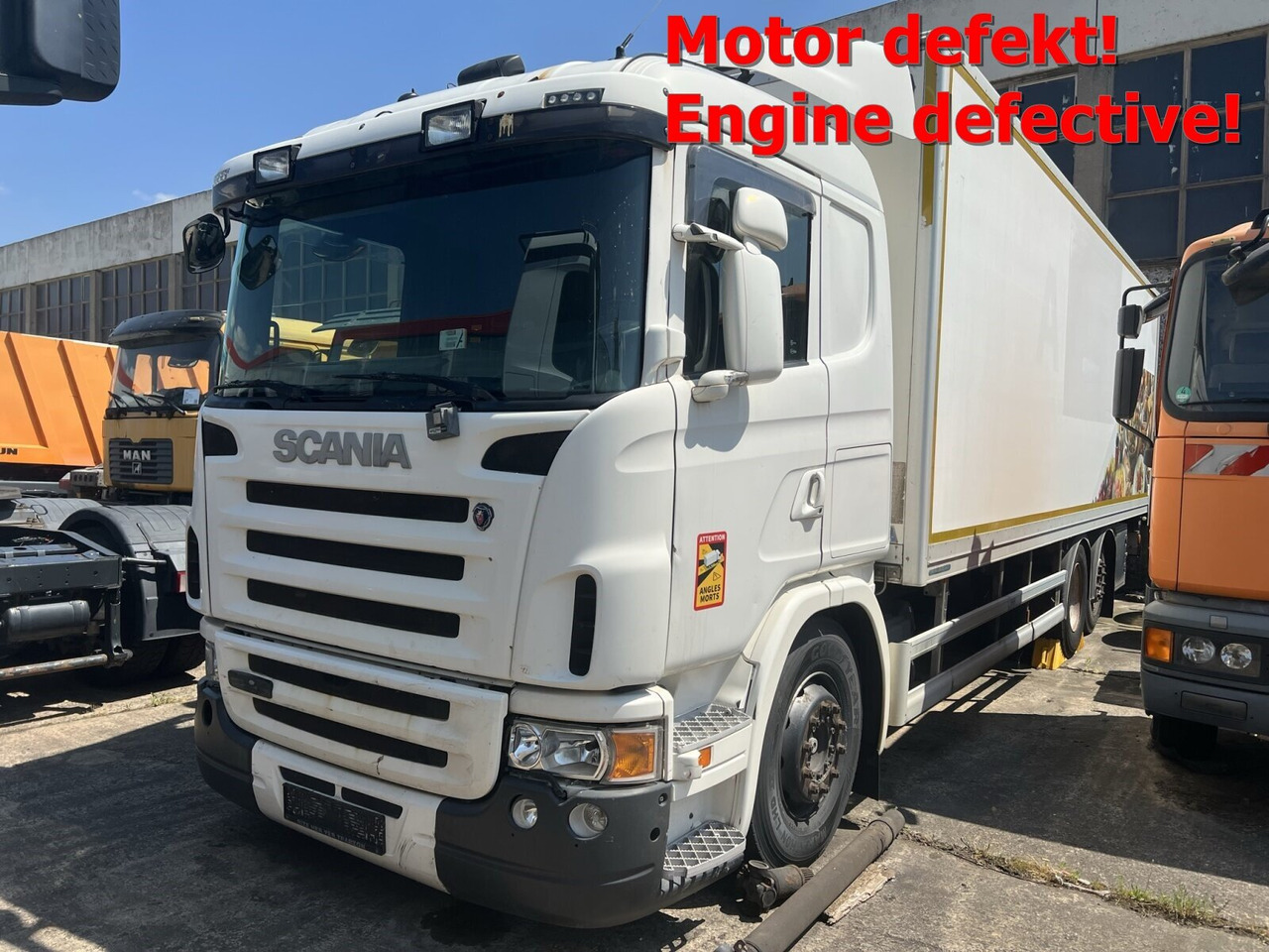 Scania G420 6x2, ERSATZTEILSPENDER! G420 6x2, Liftachse, Hiab LBW, Motor defekt! - Caminhão furgão: foto 1 Scania G420 6x2, ERSATZTEILSPENDER! G420 6x2, Liftachse, Hiab LBW, Motor defekt! - Caminhão furgão: foto 1