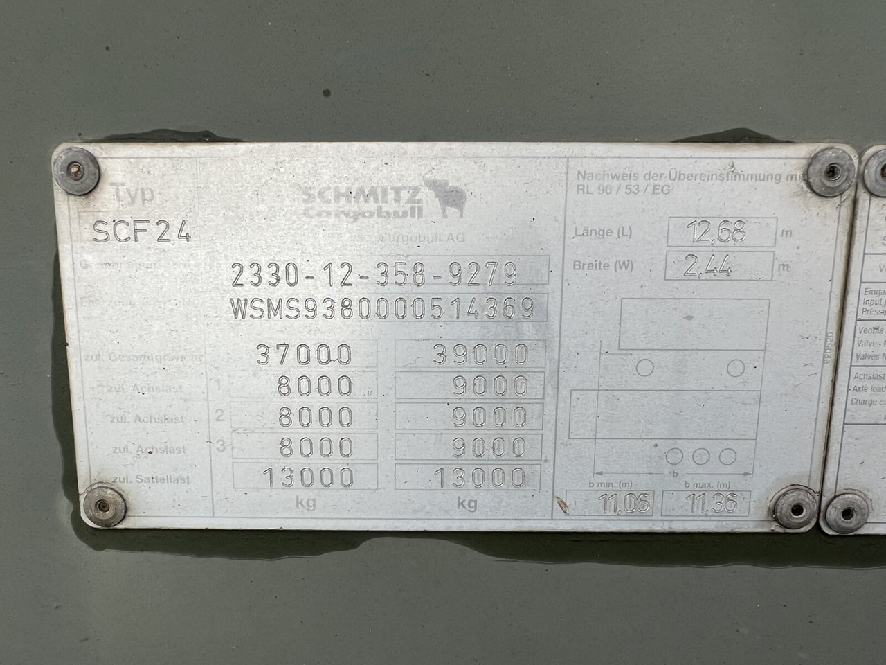 Semireboque Schmitz Cargobull SCF 24 Containerchassis SCF 24 Containerchassis, 2x20/20/30/40ft, Ex-!: foto 15