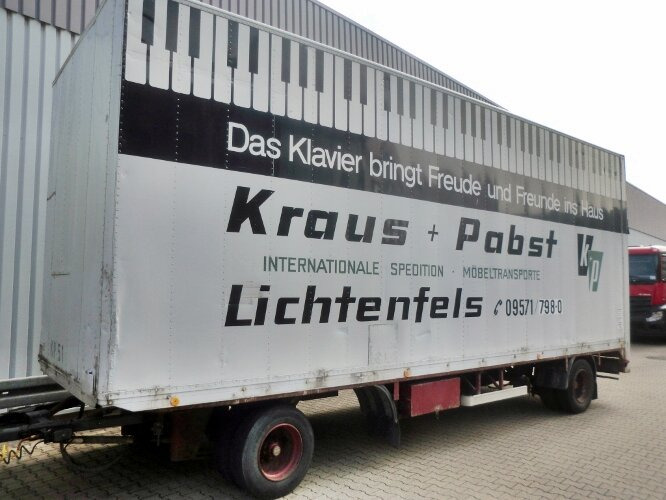 Sommer - - Sommer AC 160 TL, Möbelkofferanhänger, LBW, 55cbm - Reboque furgão: foto 1 Sommer - - Sommer AC 160 TL, Möbelkofferanhänger, LBW, 55cbm - Reboque furgão: foto 1