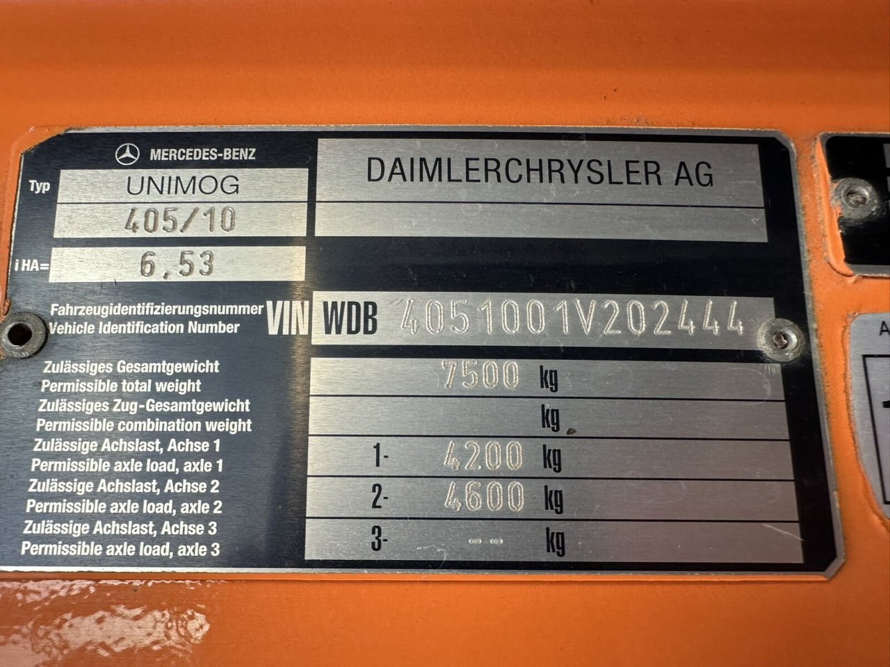 Unimog U300 405/10 4x4 U300 405/10 4x4, Kommunalhydraulik, Frontzapfwelle, Kipper - Veículo comercial: foto 5 Unimog U300 405/10 4x4 U300 405/10 4x4, Kommunalhydraulik, Frontzapfwelle, Kipper - Veículo comercial: foto 5