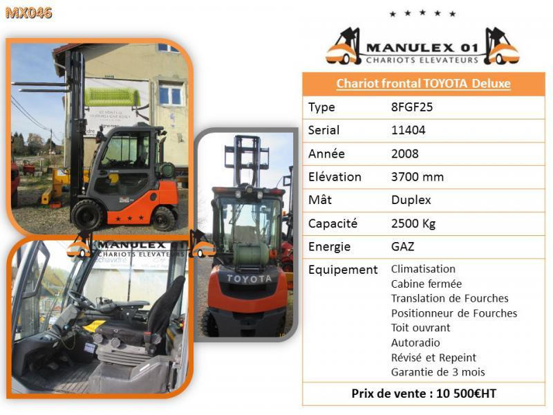 Toyota 8FGF25 - Empilhadeira a gás: foto 5 Toyota 8FGF25 - Empilhadeira a gás: foto 5