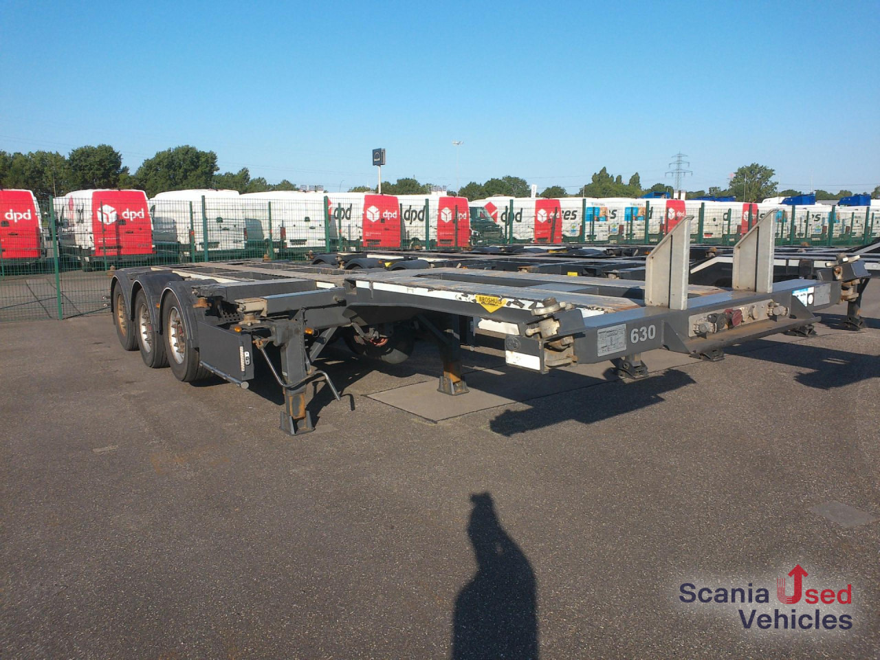 BROSHUIS Container Chassis 20-40-45 Fuss Lift - Semireboque transportador de contêineres/ Caixa móvel: foto 1 BROSHUIS Container Chassis 20-40-45 Fuss Lift - Semireboque transportador de contêineres/ Caixa móvel: foto 1