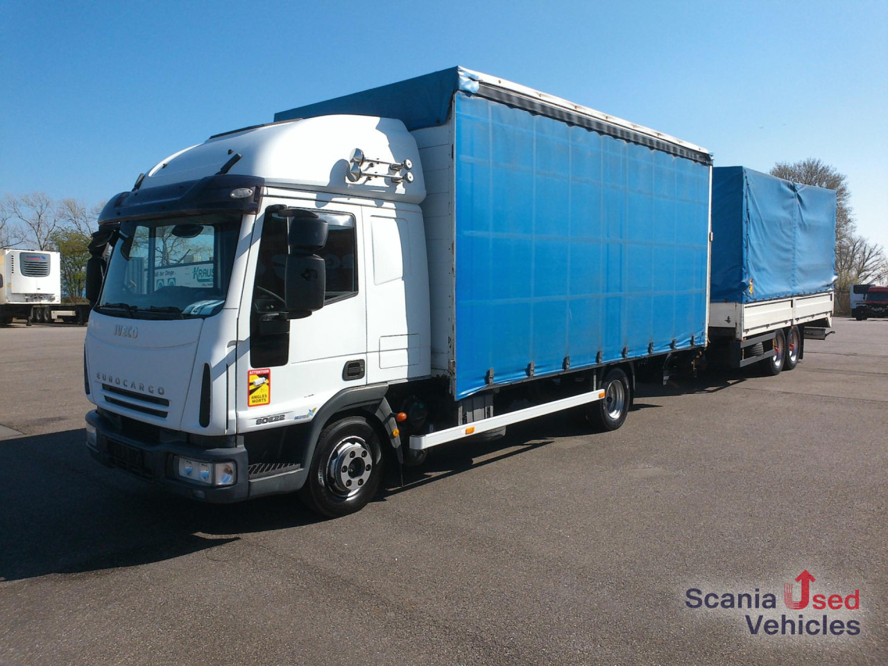 IVECO ML80E 22/P Schiebegardine+LBW 1.500KG - Furgão de toldo: foto 1 IVECO ML80E 22/P Schiebegardine+LBW 1.500KG - Furgão de toldo: foto 1