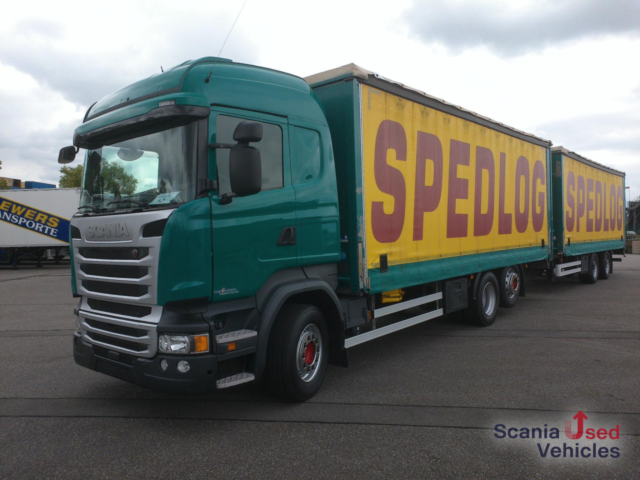 SCANIA R450LB6x2*4MNB LBW 2,0t NUR 462 TKM! HU neu! - Caminhão com lona: foto 1 SCANIA R450LB6x2*4MNB LBW 2,0t NUR 462 TKM! HU neu! - Caminhão com lona: foto 1