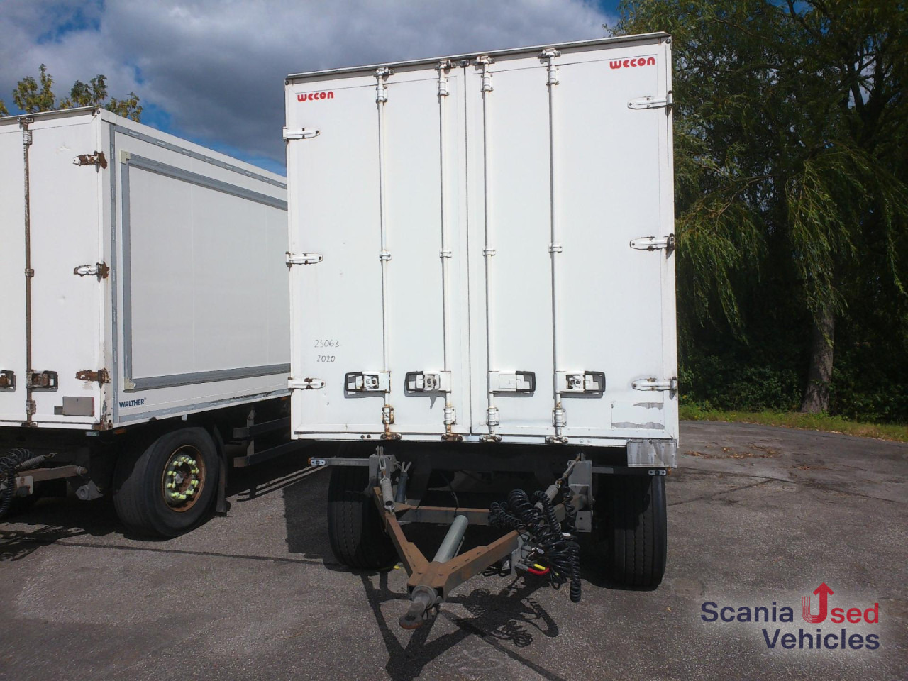 Reboque furgão WECON Durchlader mit LBW Palfinger/MBB 2,0T: foto 11
