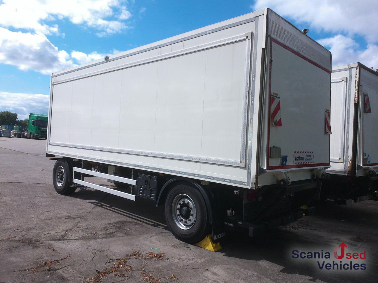 Reboque furgão WECON Durchlader mit LBW Palfinger/MBB 2,0T: foto 9