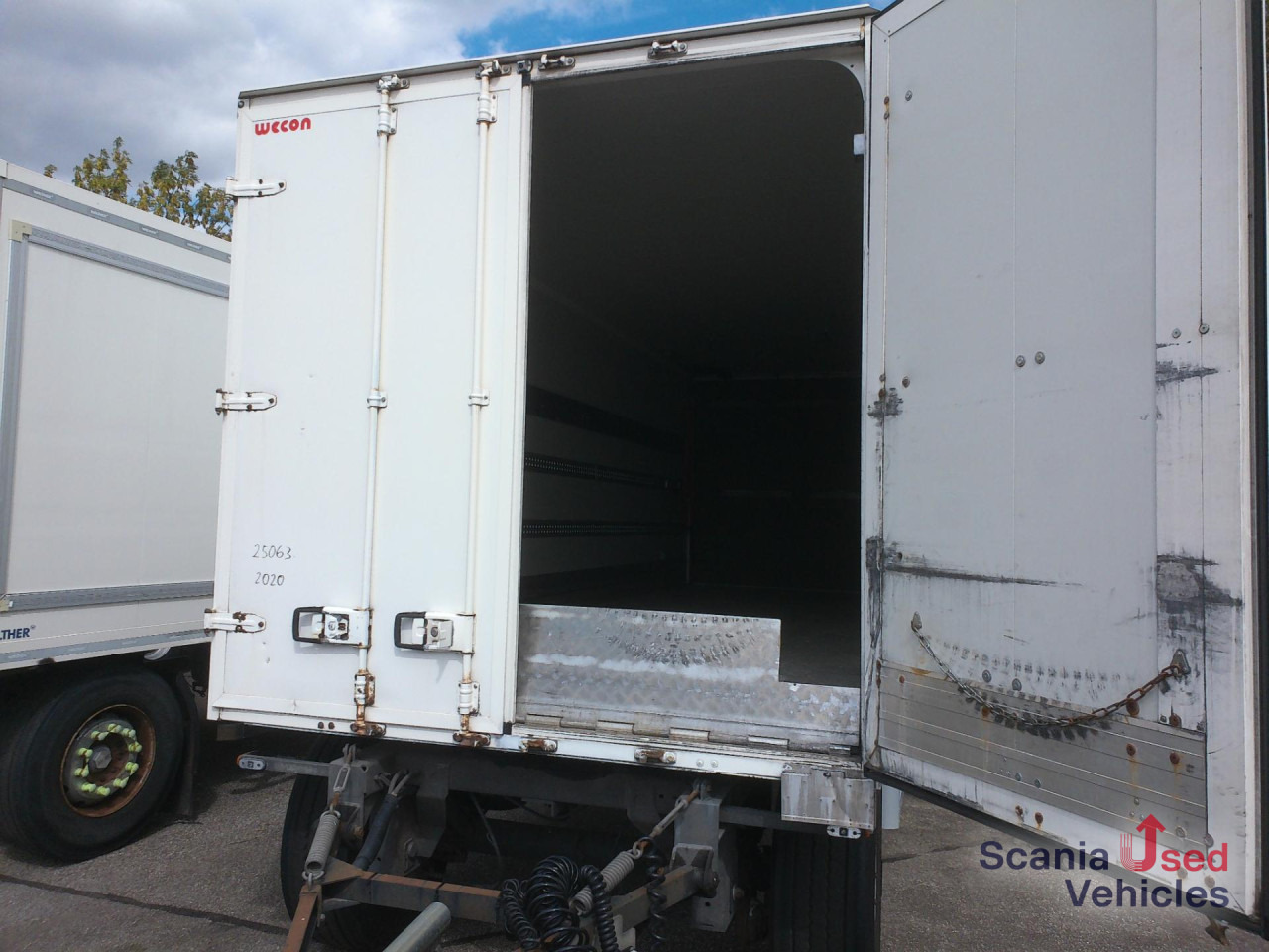 Reboque furgão WECON Durchlader mit LBW Palfinger/MBB 2,0T: foto 6