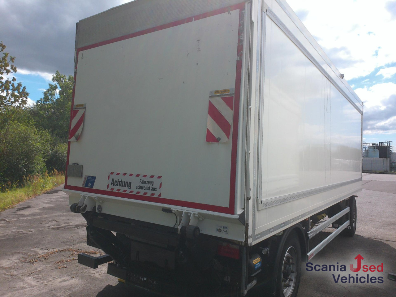 Reboque furgão WECON Durchlader mit LBW Palfinger/MBB 2,0T: foto 10