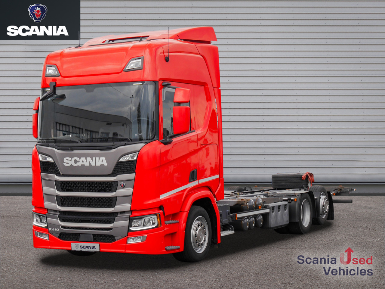 SCANIA R 410 B6x2*4LB Jumbo, Lenkachse, Standklima - Caminhão transportador de contêineres/ Caixa móvel: foto 1 SCANIA R 410 B6x2*4LB Jumbo, Lenkachse, Standklima - Caminhão transportador de contêineres/ Caixa móvel: foto 1