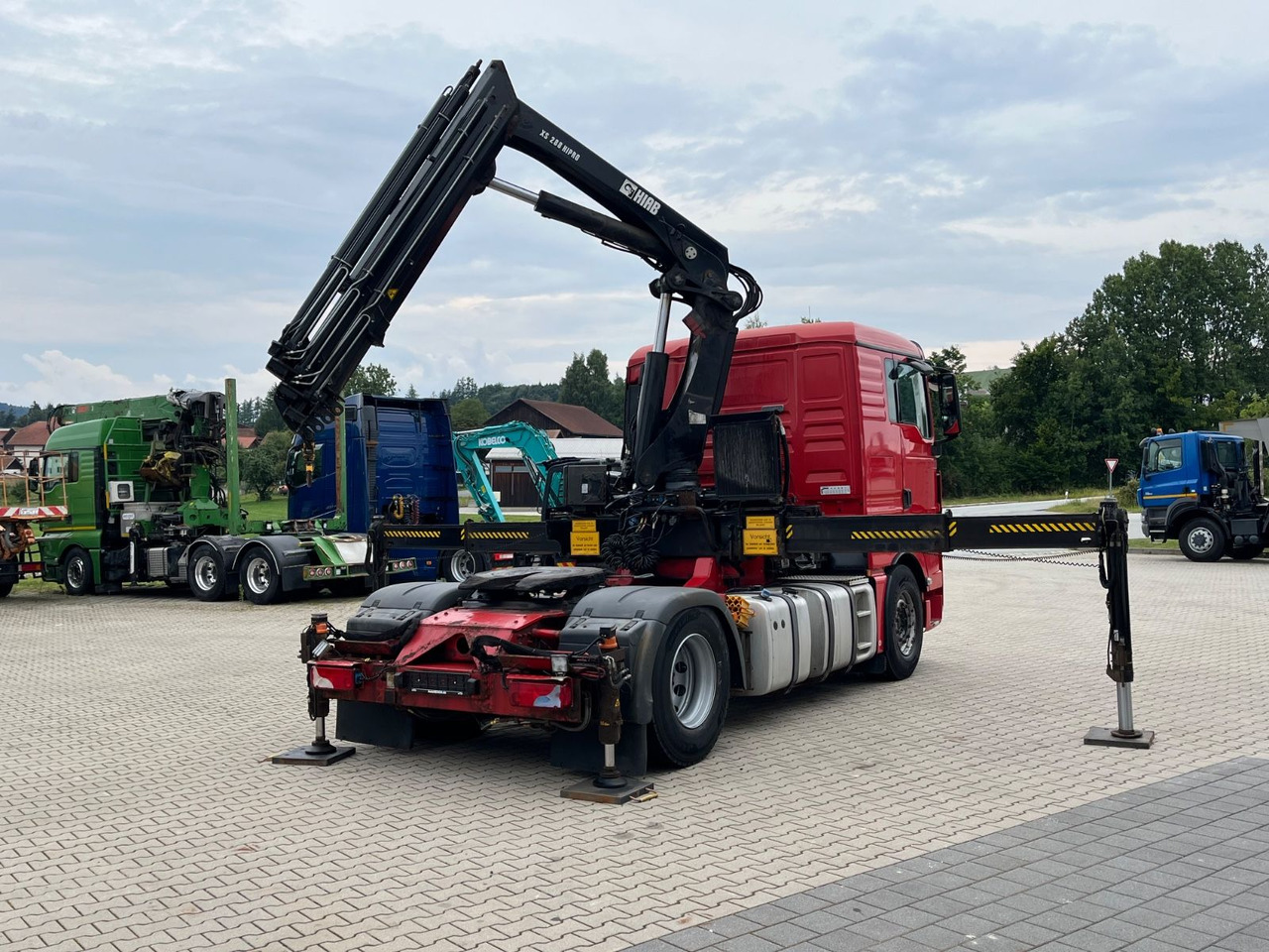 Tractor MAN TGX 18.400 mit Kran HIAB 288E P-5 HIPRO: foto 6 Tractor MAN TGX 18.400 mit Kran HIAB 288E P-5 HIPRO: foto 6