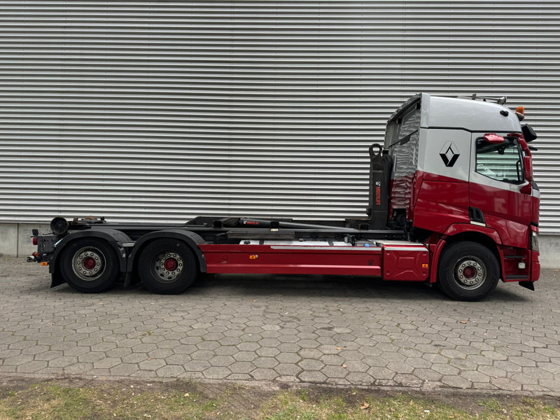 Caminhão polibenne Renault T480 13 LTR / 6X2 / MultiLift 26T / Roof Klima / NL Truck: foto 20
