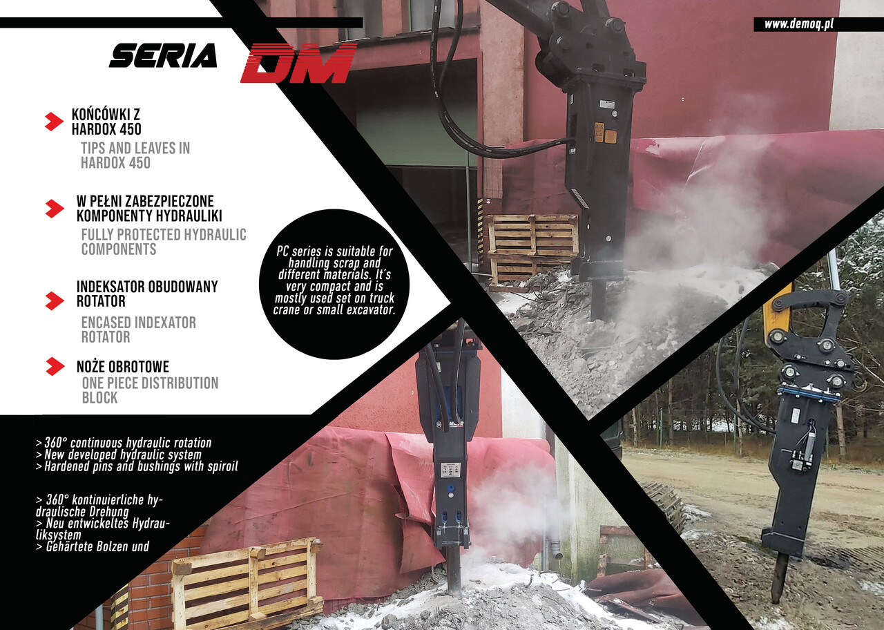 DEMOQ DM100 Hydraulic breaker 90kg - Martelo hidráulico de Escavadeira: foto 2 DEMOQ DM100 Hydraulic breaker 90kg - Martelo hidráulico de Escavadeira: foto 2