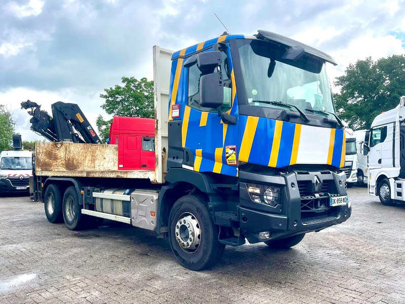 Renault C430 Bj 2018 HIAB X-HIDOU 18 8 , RETARDER, WHEELBASE 4.35M, NAVI - Caminhão grua: foto 1 Renault C430 Bj 2018 HIAB X-HIDOU 18 8 , RETARDER, WHEELBASE 4.35M, NAVI - Caminhão grua: foto 1