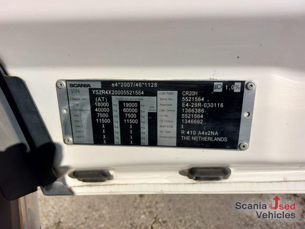 SCANIA R 410 A4x2NA Highline Hydraulik - Tractor: foto 5 SCANIA R 410 A4x2NA Highline Hydraulik - Tractor: foto 5