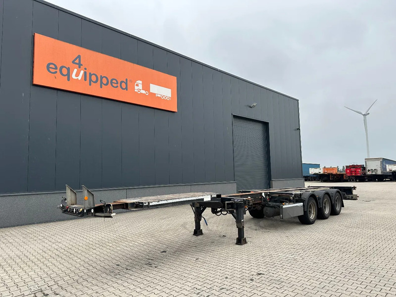 Broshuis 3UCC-39/45 FLN, 45FT High Cube multi, BPW, liftas, NL-chassis, 2x beschikbaar - Semireboque transportador de contêineres/ Caixa móvel: foto 1 Broshuis 3UCC-39/45 FLN, 45FT High Cube multi, BPW, liftas, NL-chassis, 2x beschikbaar - Semireboque transportador de contêineres/ Caixa móvel: foto 1