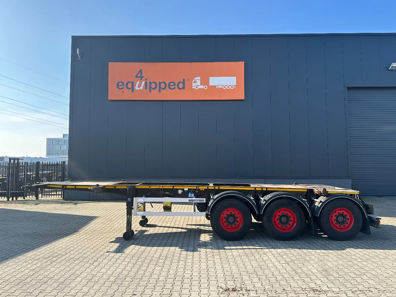 Burg 20FT / 20FT SWAP ADR, 3.690kg, SAF INTRADISC, 2 liftassen, APK/ADR: 9/2025 - Semireboque transportador de contêineres/ Caixa móvel: foto 2 Burg 20FT / 20FT SWAP ADR, 3.690kg, SAF INTRADISC, 2 liftassen, APK/ADR: 9/2025 - Semireboque transportador de contêineres/ Caixa móvel: foto 2