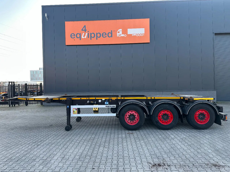 Burg 20FT + 20FT SWAP ADR (EX/II, EX/III, FL, AT) Chassis, empty weight: 3.690kg, SAF INTRADISC, 2x Liftaxle, NL-chassis, APK/ADR: 08 - Semireboque transportador de contêineres/ Caixa móvel: foto 2 Burg 20FT + 20FT SWAP ADR (EX/II, EX/III, FL, AT) Chassis, empty weight: 3.690kg, SAF INTRADISC, 2x Liftaxle, NL-chassis, APK/ADR: 08 - Semireboque transportador de contêineres/ Caixa móvel: foto 2