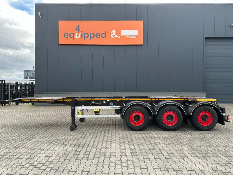 Burg 20FT / 20FT SWAP ADR (EX/II, EX/III, FL, AT), Leergewicht : 3.690kg, SAF INTRADISC, 2x Liftachse, NL-Chassis, APK/ADR: 10-2025 - Semireboque transportador de contêineres/ Caixa móvel: foto 2 Burg 20FT / 20FT SWAP ADR (EX/II, EX/III, FL, AT), Leergewicht : 3.690kg, SAF INTRADISC, 2x Liftachse, NL-Chassis, APK/ADR: 10-2025 - Semireboque transportador de contêineres/ Caixa móvel: foto 2