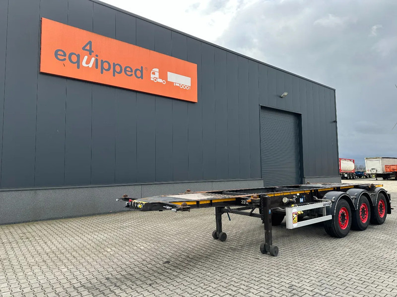 Burg 20FT / 20FT SWAP ADR (EX/II, EX/III, FL, AT), Leergewicht : 3.690kg, SAF INTRADISC, 2x Liftachse, NL-Chassis, APK/ADR: 10-2025 - Semireboque transportador de contêineres/ Caixa móvel: foto 1 Burg 20FT / 20FT SWAP ADR (EX/II, EX/III, FL, AT), Leergewicht : 3.690kg, SAF INTRADISC, 2x Liftachse, NL-Chassis, APK/ADR: 10-2025 - Semireboque transportador de contêineres/ Caixa móvel: foto 1