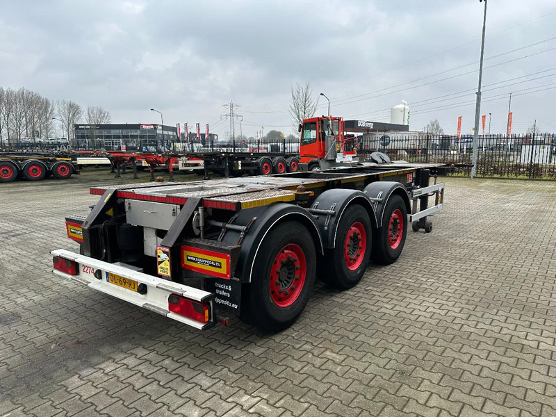 Burg 20FT / 20FT SWAP ADR (EX/II, EX/III, FL, AT), empty weight: 3.690kg, SAF INTRADISC, 2x liftaxle, ALCOA, NL-Chassis - Semireboque transportador de contêineres/ Caixa móvel: foto 3 Burg 20FT / 20FT SWAP ADR (EX/II, EX/III, FL, AT), empty weight: 3.690kg, SAF INTRADISC, 2x liftaxle, ALCOA, NL-Chassis - Semireboque transportador de contêineres/ Caixa móvel: foto 3
