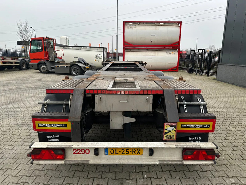 Burg 20FT ADR (EX/II, EX/III, FL, AT) Chassis, Empty weight : 3.690kg, SAF INTRADISC, 2x Liftaxle, NL-chassis, APK/ADR: 06-2025 - Semireboque transportador de contêineres/ Caixa móvel: foto 3 Burg 20FT ADR (EX/II, EX/III, FL, AT) Chassis, Empty weight : 3.690kg, SAF INTRADISC, 2x Liftaxle, NL-chassis, APK/ADR: 06-2025 - Semireboque transportador de contêineres/ Caixa móvel: foto 3