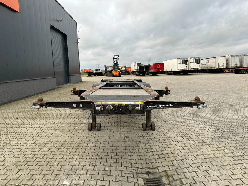 Burg 25X 20FT ADR (EX/II, EX/III, FL, AT) Chassis, Empty weight : 3.690kg, SAF INTRADISC, 2x Liftaxle, NL-chassis - Semireboque transportador de contêineres/ Caixa móvel: foto 5 Burg 25X 20FT ADR (EX/II, EX/III, FL, AT) Chassis, Empty weight : 3.690kg, SAF INTRADISC, 2x Liftaxle, NL-chassis - Semireboque transportador de contêineres/ Caixa móvel: foto 5