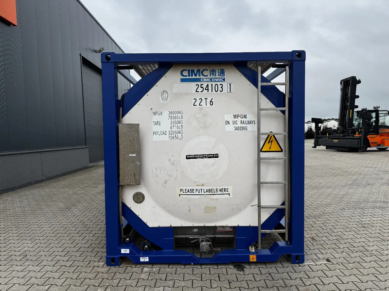 CIMC 20FT ISO, 25.050L / 1-COMP / 3 BAFFELS / T11 / 4 manholes / ADR valid until 04/2027 - Depósito de armazenamento: foto 5 CIMC 20FT ISO, 25.050L / 1-COMP / 3 BAFFELS / T11 / 4 manholes / ADR valid until 04/2027 - Depósito de armazenamento: foto 5