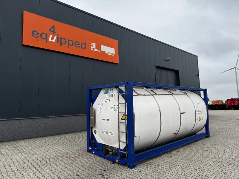 CIMC 20FT ISO, 25.050L / 1-COMP / 3 BAFFELS / T11 / 4 manholes / ADR valid until 04/2027 - Depósito de armazenamento: foto 1 CIMC 20FT ISO, 25.050L / 1-COMP / 3 BAFFELS / T11 / 4 manholes / ADR valid until 04/2027 - Depósito de armazenamento: foto 1