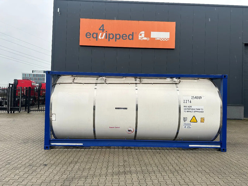 CIMC 20FT ISO, 25.060L / 1-COMP / 3 BAFFELS / T11 / 4 manholes / ADR valid until 10/2027 - Depósito de armazenamento: foto 2 CIMC 20FT ISO, 25.060L / 1-COMP / 3 BAFFELS / T11 / 4 manholes / ADR valid until 10/2027 - Depósito de armazenamento: foto 2