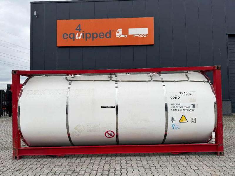 CIMC 20FT ISO, 25.080L / 1-COMP / 3 BAFFELS / T12 / 4 manholes / ADR valid until 02/2027 - Depósito de armazenamento: foto 2 CIMC 20FT ISO, 25.080L / 1-COMP / 3 BAFFELS / T12 / 4 manholes / ADR valid until 02/2027 - Depósito de armazenamento: foto 2