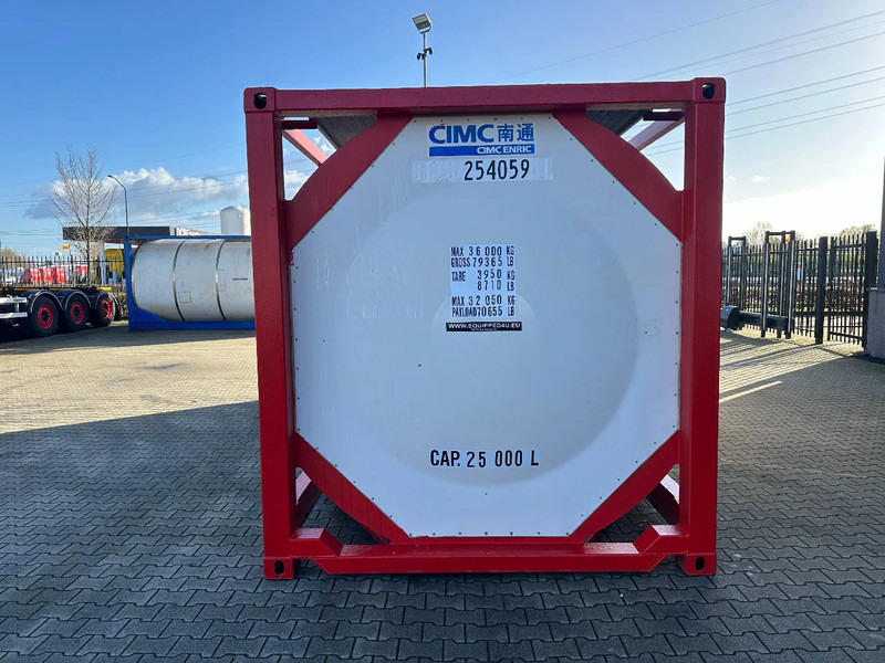 CIMC 20FT ISO, 25.080L / 1-COMP / 3 BAFFELS / T12 / 4 manholes / ADR valid until 12/2026 - Depósito de armazenamento: foto 5 CIMC 20FT ISO, 25.080L / 1-COMP / 3 BAFFELS / T12 / 4 manholes / ADR valid until 12/2026 - Depósito de armazenamento: foto 5