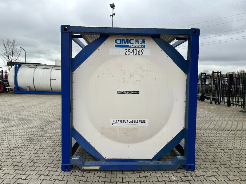 CIMC 20FT ISO, 25.090L / 1-COMP / 3 BAFFELS / T12 / 4 manholes / ADR valid until 06/2027 - Depósito de armazenamento: foto 5 CIMC 20FT ISO, 25.090L / 1-COMP / 3 BAFFELS / T12 / 4 manholes / ADR valid until 06/2027 - Depósito de armazenamento: foto 5