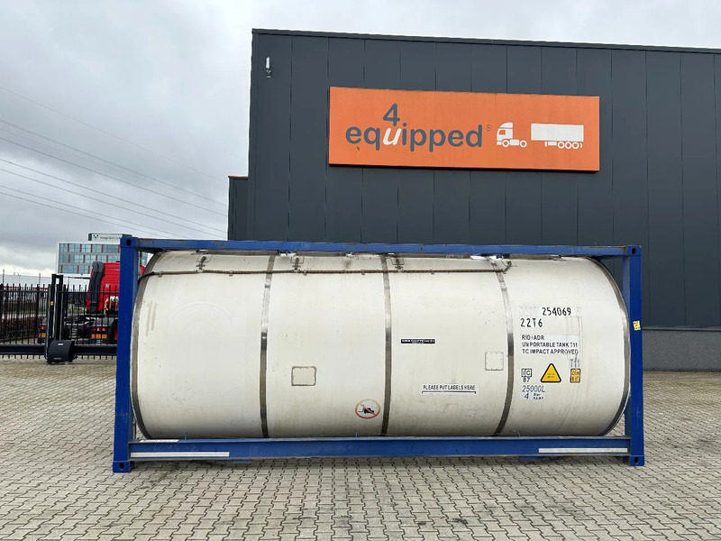 CIMC 20FT ISO, 25.090L / 1-COMP / 3 BAFFELS / T12 / 4 manholes / ADR valid until 06/2027 - Depósito de armazenamento: foto 3 CIMC 20FT ISO, 25.090L / 1-COMP / 3 BAFFELS / T12 / 4 manholes / ADR valid until 06/2027 - Depósito de armazenamento: foto 3