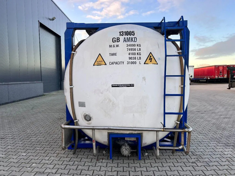 CPV 30.890L, steam heating, UN PORTABLE, T7, 5Y+CSC insp.: 02/2026 - Depósito de armazenamento: foto 4 CPV 30.890L, steam heating, UN PORTABLE, T7, 5Y+CSC insp.: 02/2026 - Depósito de armazenamento: foto 4