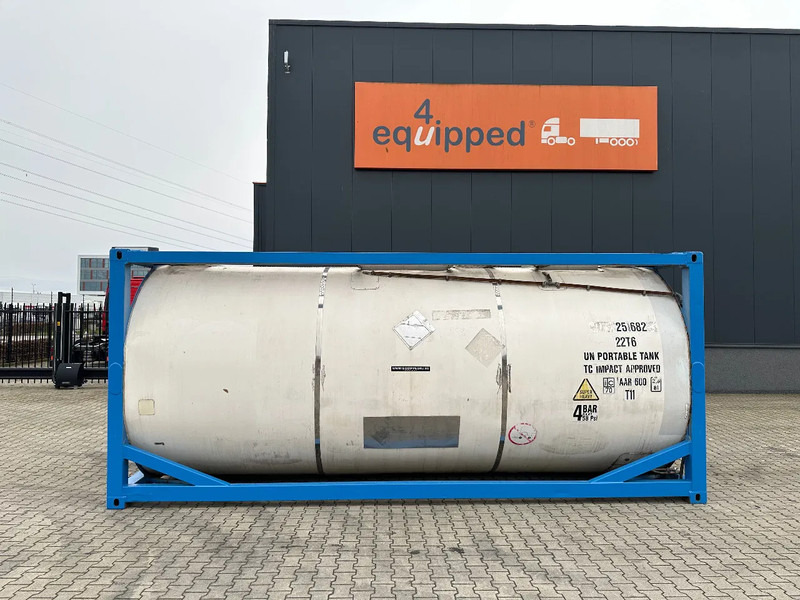 Consani 25.100L / 1-COMP, 20FT ISO, UN PORTABLE T11, 2,5Y-inspection till: 02-2028 - Depósito de armazenamento: foto 3 Consani 25.100L / 1-COMP, 20FT ISO, UN PORTABLE T11, 2,5Y-inspection till: 02-2028 - Depósito de armazenamento: foto 3