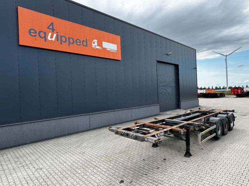 DESOT nice 20FT/30FT ADR-Chassis for SMALL PRICE, liftaxle, 5 twistlocks arms - Semireboque transportador de contêineres/ Caixa móvel: foto 1 DESOT nice 20FT/30FT ADR-Chassis for SMALL PRICE, liftaxle, 5 twistlocks arms - Semireboque transportador de contêineres/ Caixa móvel: foto 1