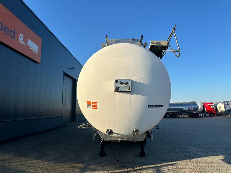Semirreboque tanque para transporte de alimentos Feldbinder FOOD / LEVENSMIDDELEN/ LEBENSMITTEL / 33.500L / 3-COMP / PUMP / NL-trailer / APK: 05-2026: foto 14