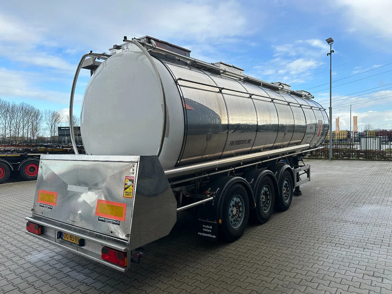 Feldbinder LEBENSMITTEL / LEVENSMIDDELEN FOOD / 33.500L / 3-COMP / PUMPE / INOX / NL-trailer / APK: 07-2026 - Semirreboque tanque: foto 3 Feldbinder LEBENSMITTEL / LEVENSMIDDELEN FOOD / 33.500L / 3-COMP / PUMPE / INOX / NL-trailer / APK: 07-2026 - Semirreboque tanque: foto 3