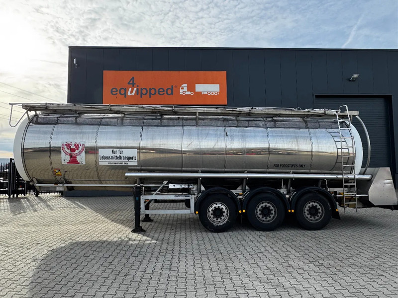 Feldbinder LEBENSMITTEL / LEVENSMIDDELEN FOOD / 33.500L / 3-COMP / PUMPE / INOX / NL-trailer / APK: 10-2026 - Semirreboque tanque: foto 2 Feldbinder LEBENSMITTEL / LEVENSMIDDELEN FOOD / 33.500L / 3-COMP / PUMPE / INOX / NL-trailer / APK: 10-2026 - Semirreboque tanque: foto 2