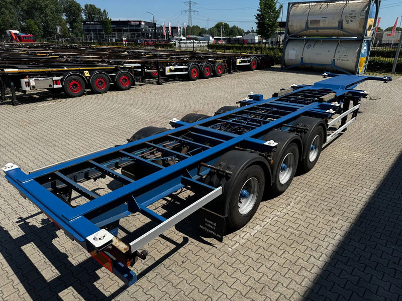 Groenewegen 40FT HC-chassis, BPW+Drum, liftaxle, NL-Chassis - Semireboque transportador de contêineres/ Caixa móvel: foto 3 Groenewegen 40FT HC-chassis, BPW+Drum, liftaxle, NL-Chassis - Semireboque transportador de contêineres/ Caixa móvel: foto 3